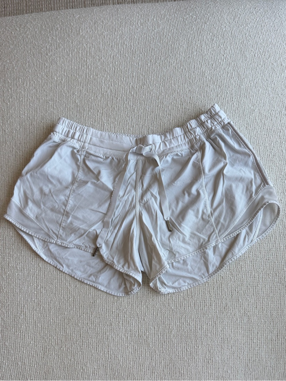 Lululemon athletic shorts - white